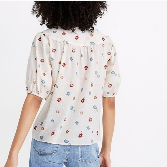 Madewell Prose Shirt in Dotted Floral Heyday Size XS - Picture 2 of 9